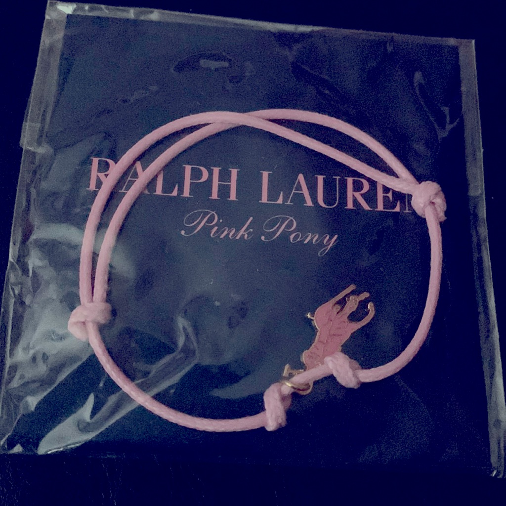 Ralph Louren Pink Pony Bracelet